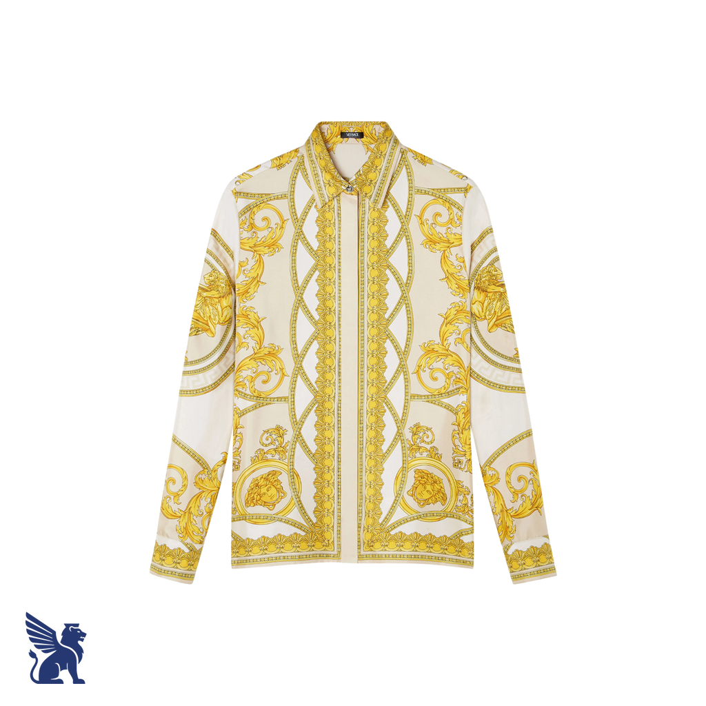 Versace Camisa de Seda 'La Coupe des Dieux'