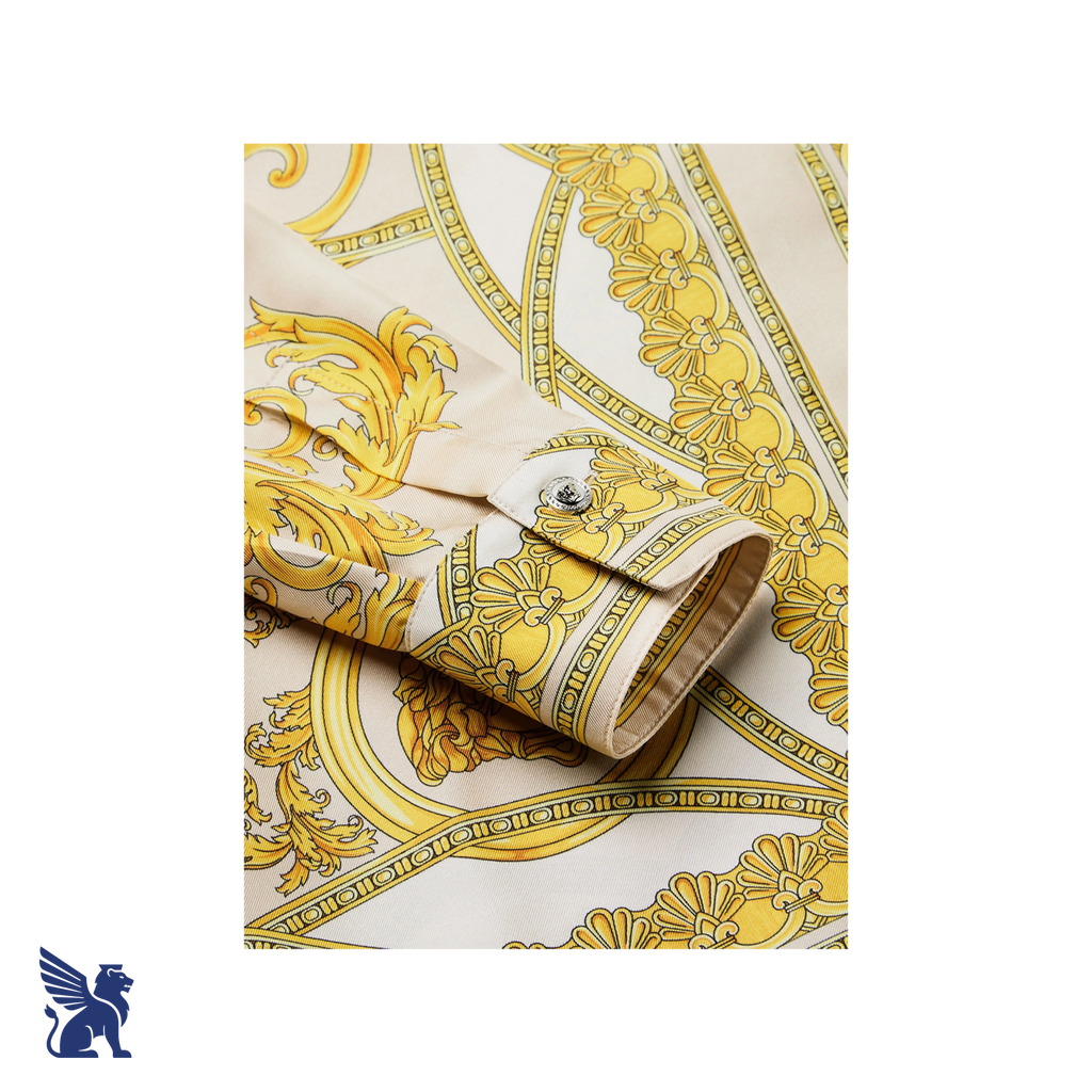 Versace Camisa de Seda 'La Coupe des Dieux'