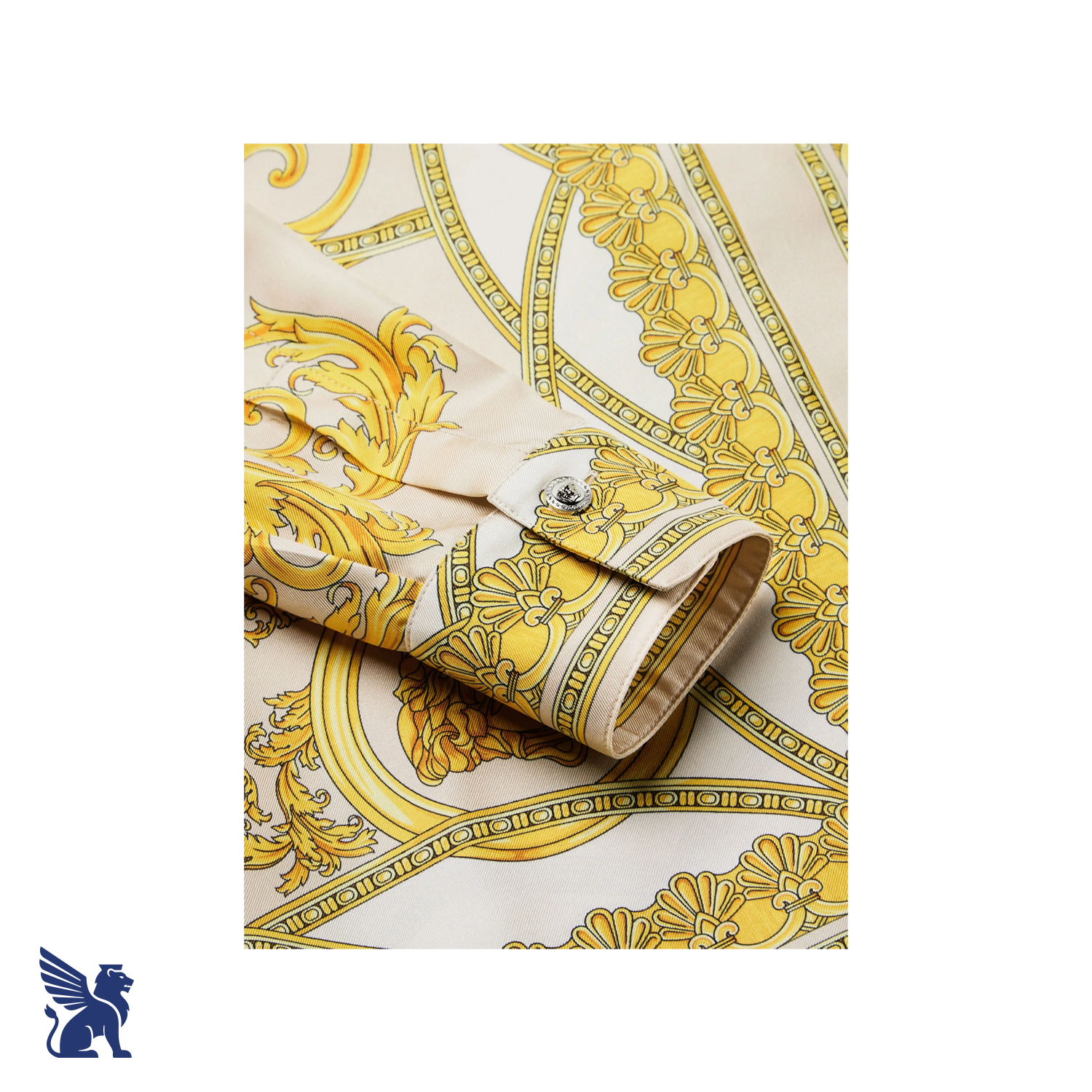 Versace Camisa de Seda 'La Coupe des Dieux'