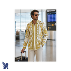Versace Camisa de Seda 'La Coupe des Dieux'