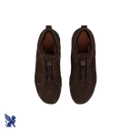 Zegna Triple Stitch Vetta – Dark Brown Suede