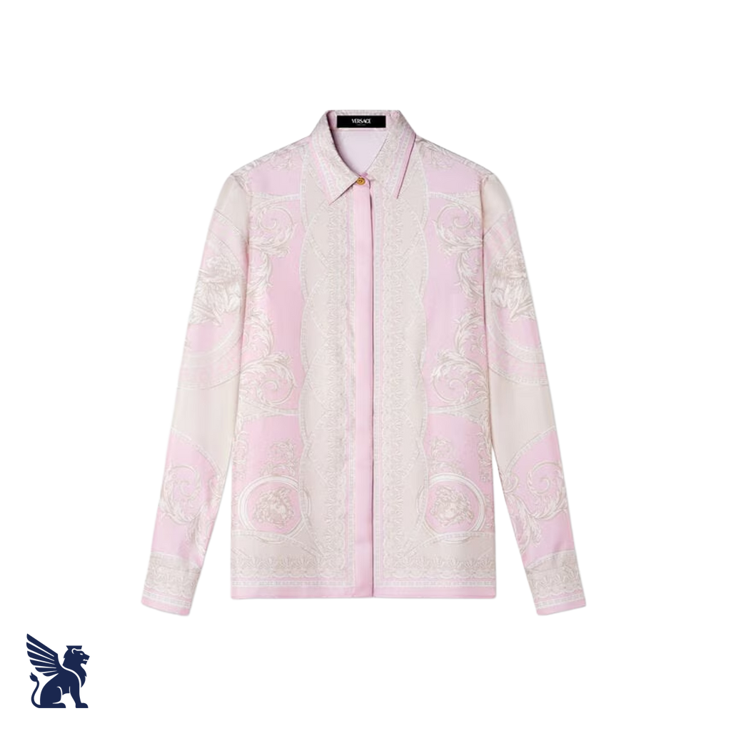 Versace Camisa de Seda 'La Coupe des Dieux'