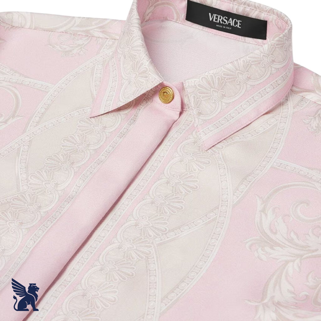 Versace Camisa de Seda 'La Coupe des Dieux'