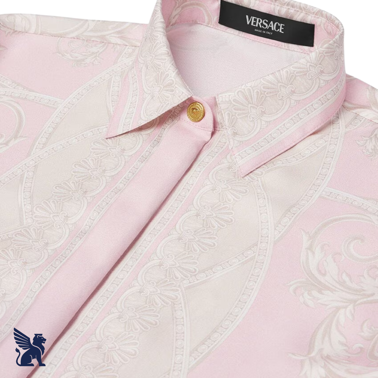 Versace Camisa de Seda 'La Coupe des Dieux'