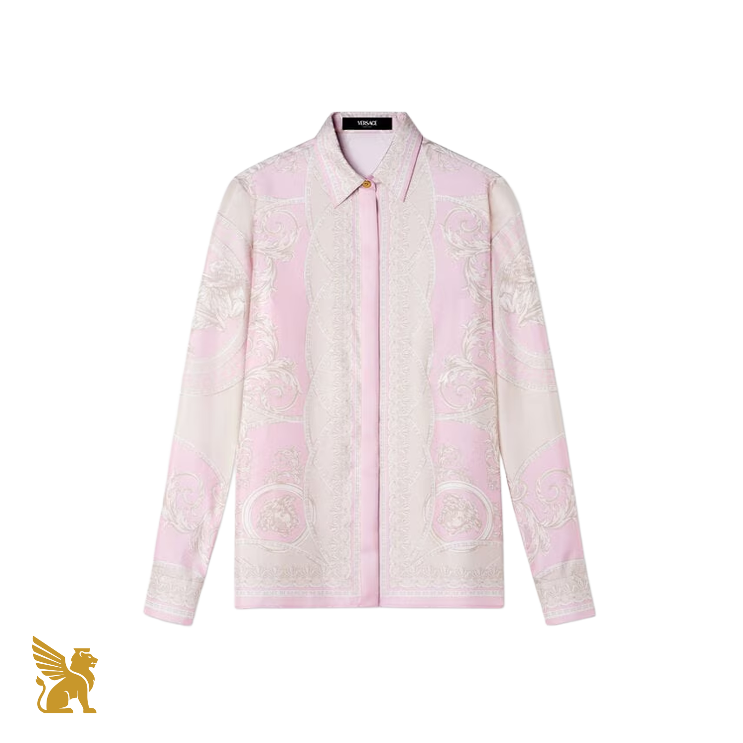 Versace Camisa de Seda 'La Coupe des Dieux'