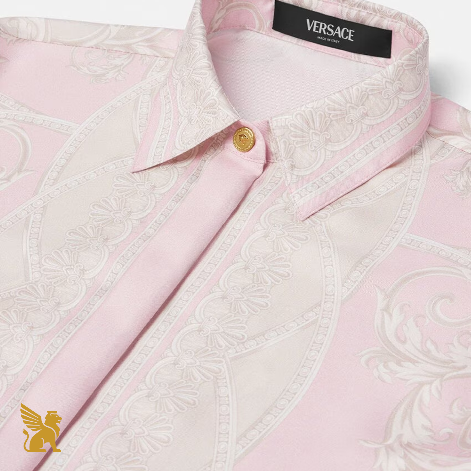 Versace Camisa de Seda 'La Coupe des Dieux'